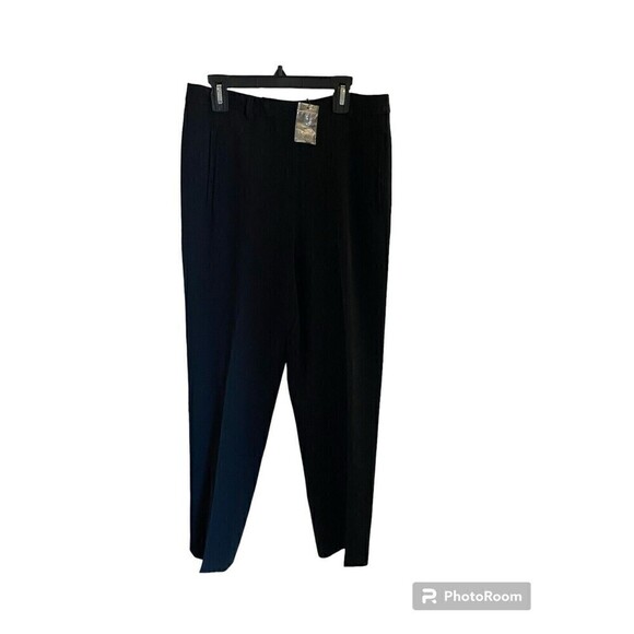 Liz Claiborene Petite Black Straight Leg Dress Pants. Sz.2/4? - Picture 1 of 5